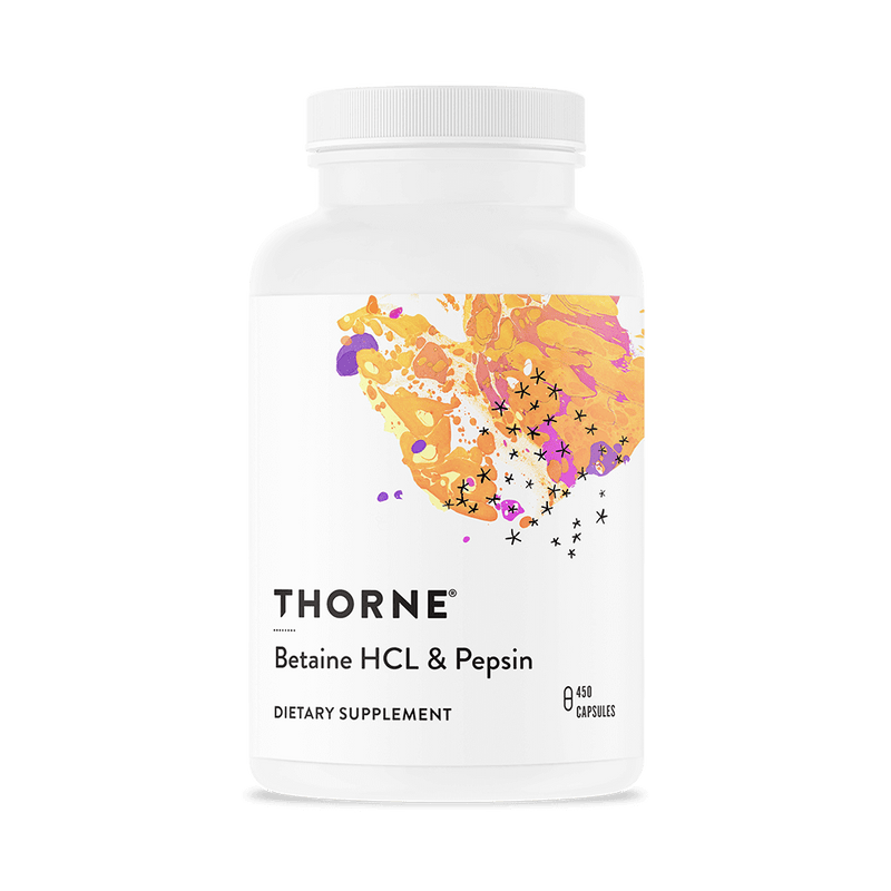 Betaine HCL & Pepsin Thorne Research Products