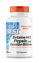 Betaine HCl Pepsin 120ct (Doctors Best)