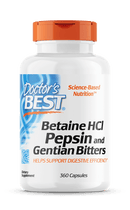 Betaine HCl Pepsin 360ct (Doctors Best)