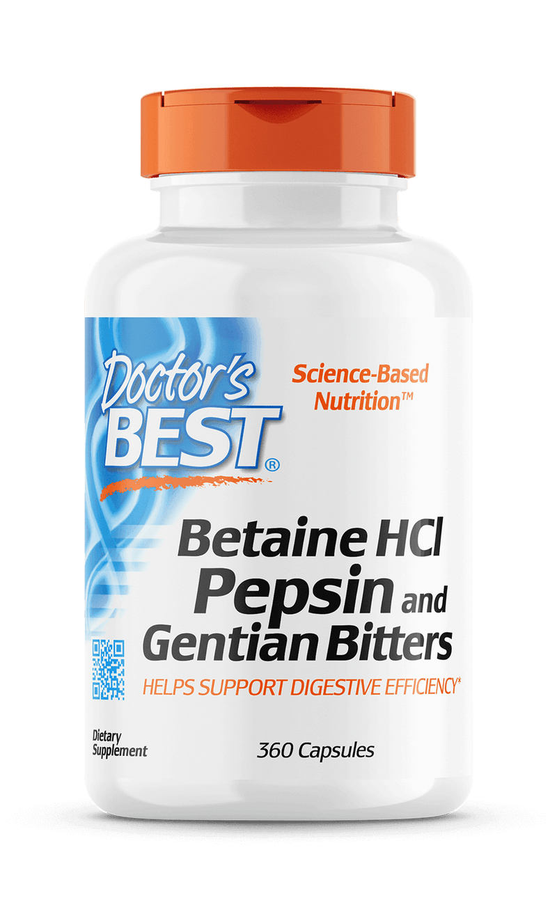 Betaine HCl Pepsin 360ct (Doctors Best)