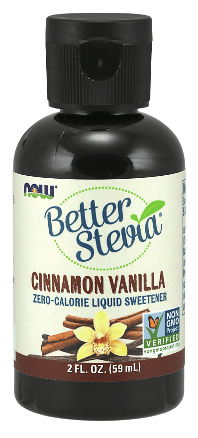 Better Stevia Cinnamon-Vanilla (NOW) Front