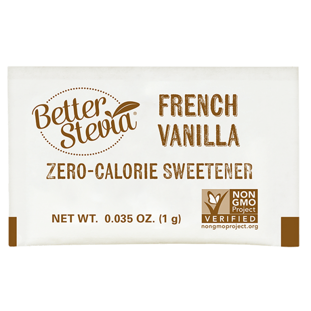 Better Stevia Vanilla Packets (NOW) Front-1