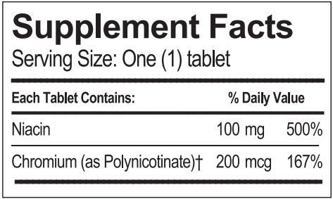 Bio-Chromacin Progena Supplement Facts