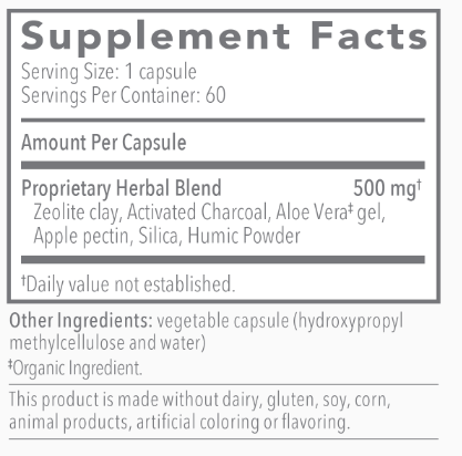 G.I. Detox™ + (Biocidin Botanicals) Supplement Facts