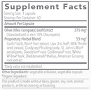 olivirex olive leaf combination biocidin botanicals supplement facts