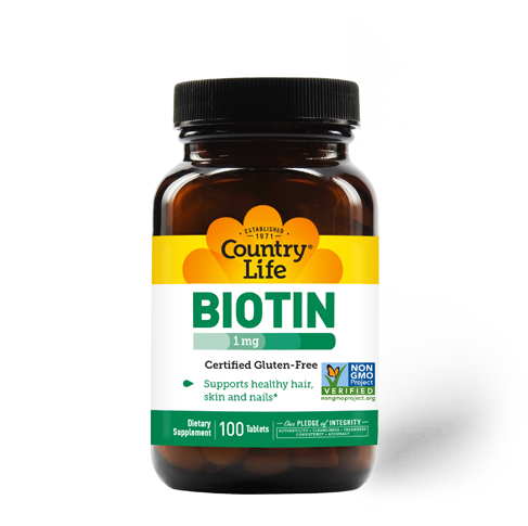 Biotin 1000 mcg (Country Life) Front