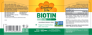 biotin 1000 mcg country life label