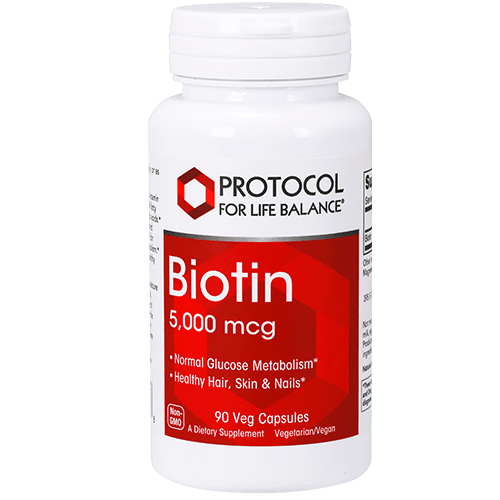 Biotin 5000 mcg (Protocol for Life Balance)
