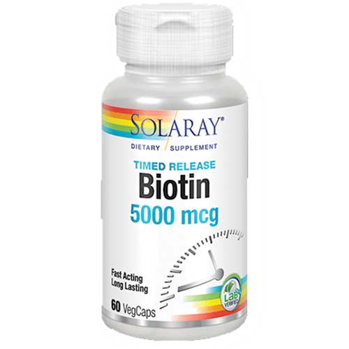 Biotin 5000 mcg Time Released Solaray