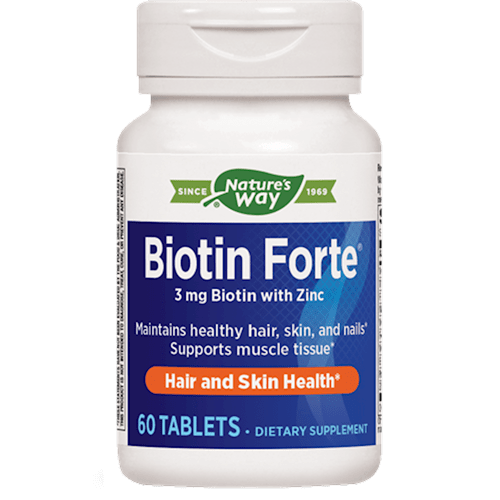 Biotin Forte 3 mg with Zinc (Nature's Way)