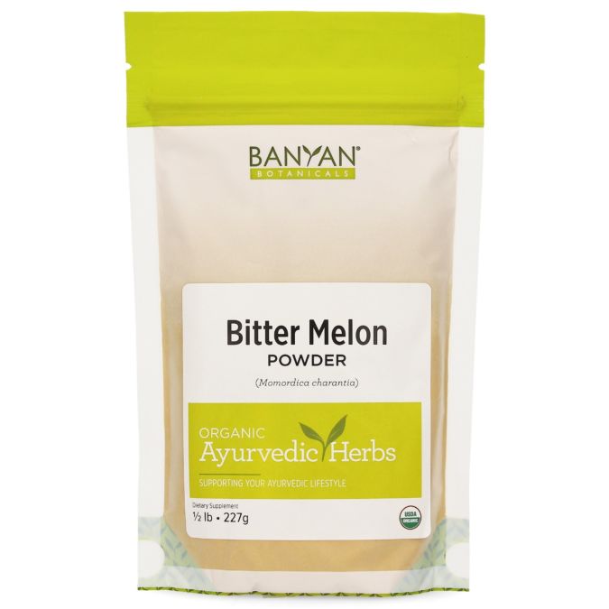 Bitter Melon Powder (Banyan Botanicals) Front