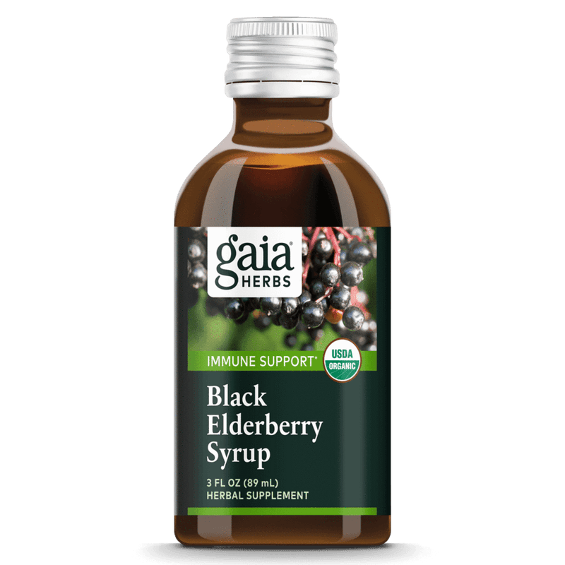 Black Elderberry Syrup 3oz (Gaia Herbs)