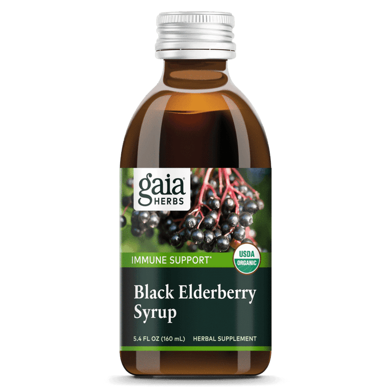 Black Elderberry Syrup 5.4oz (Gaia Herbs)