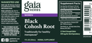 black cohosh root gaia herbs label