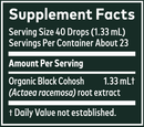 black cohosh root gaia herbs supplement facts