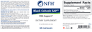 black cohosh sap (nfh nutritional fundamentals) label