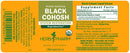 black cohosh (herb pharm) label
