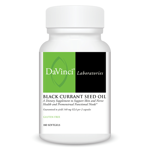 Black Currant Seed Oil 180 Softgels (DaVinci Labs)