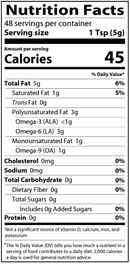 black seed oil (foods alive) nutrition facts