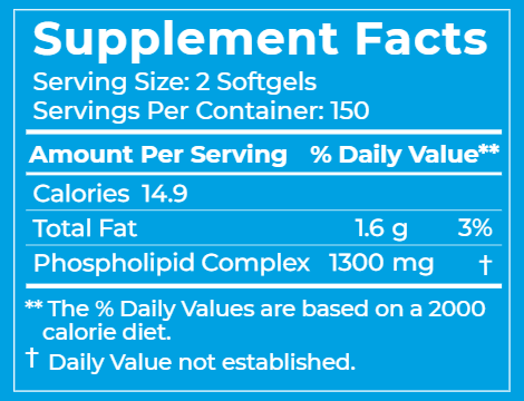 BodyBio PC Softgels (BodyBio) 300ct Supplement Facts