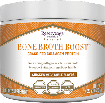 Bone Broth Boost Powder Chicken (Reserveage) Front