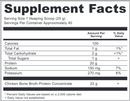 Bone Broth Protein Chocolate 35.6oz (Ancient Nutrition) Supplement Facts