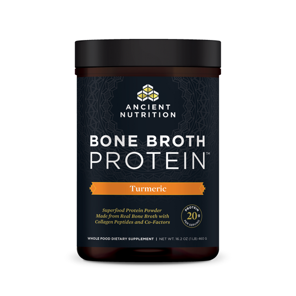 Bone Broth Protein Turmeric (Ancient Nutrition) Front
