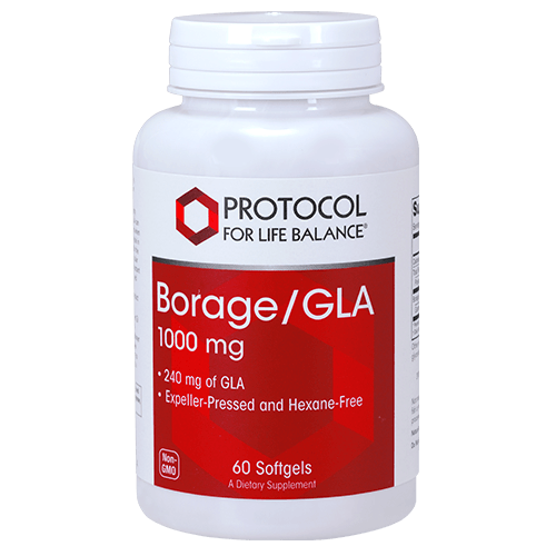 Borage/GLA 1000 mg (Protocol for Life Balance)