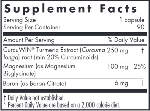 Boron Joint with CurcuWIN® (Allergy Research Group) supplement facts