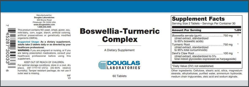 Buy Boswellia Turmeric Complex Douglas Labs