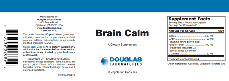 Buy Brain Calm Douglas Labs