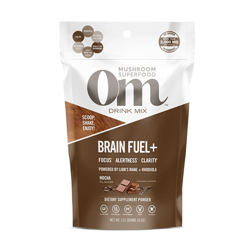 Brain Fuel+ Mocha Mushroom Superfood Drink Mix (Om Mushrooms)