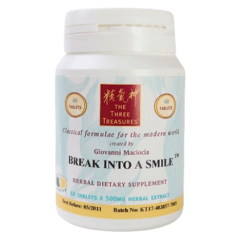 Break Into a Smile Tablets (Three Treasures) Front