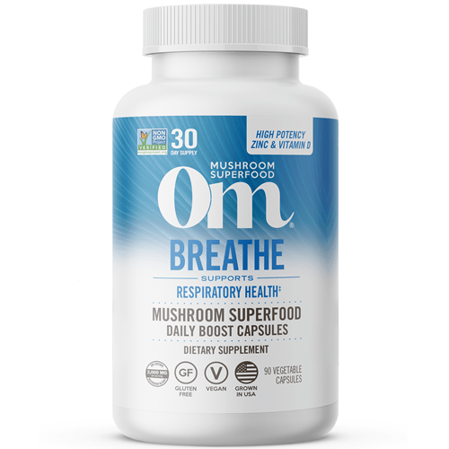 Breathe HP with Zinc & Vitamin D (Om Mushrooms)