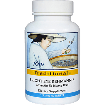 Bright Eye Rehmannia Tablets (Kan Herbs Traditionals) Front