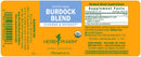 burdock blend (herb pharm) label