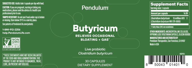 Butyricum (Pendulum) Label