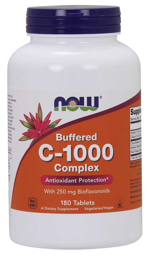 C-1000 (Buffered C) 180ct (NOW) Front