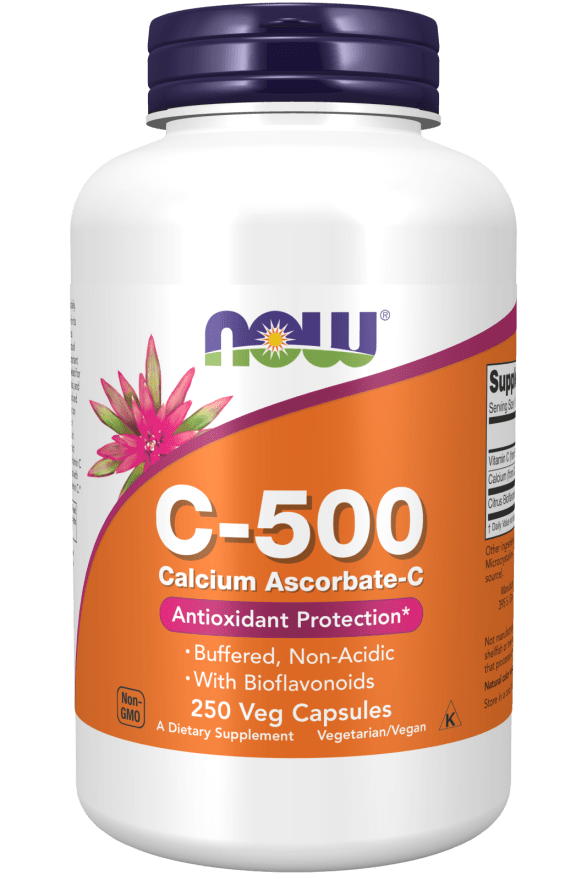 C-500 Calcium Ascorbate-C (NOW) Front