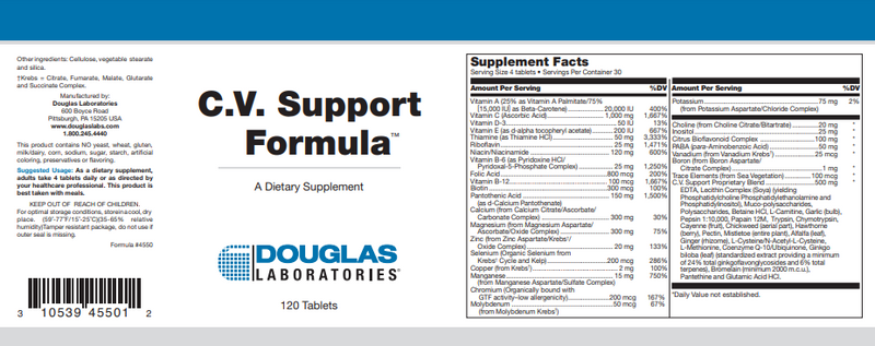 Buy CV Support Formula Douglas Labs
