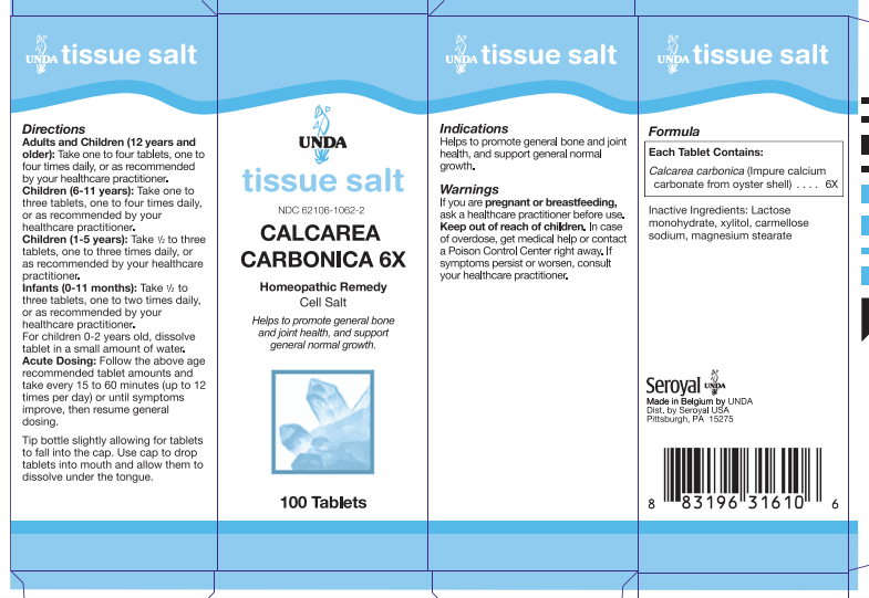 CALCAREA CARB 6X SALT (UNDA) label
