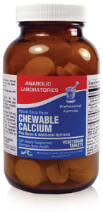 CHEWABLE CALCIUM WITH BORON (Anabolic Laboratories) Front