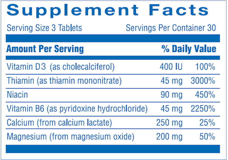 Cal-M (Anabolic Laboratories) Supplement Facts