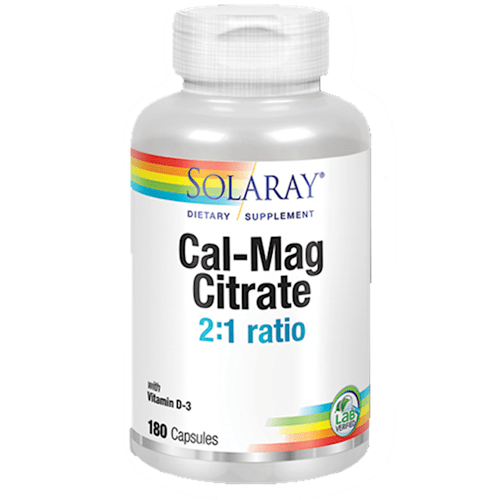 Cal Mag D-3 Citrate 2:1 Solaray