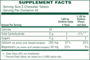 cal mag rx vitamins supplement facts