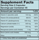 calguard (karuna responsible nutrition) supplement facts
