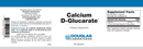 calcium d glucarate douglas labs label