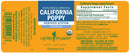 california poppy (herb pharm) label