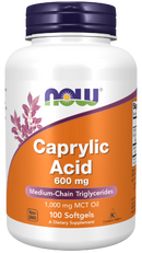 caprylic acid 600 mg (now foods)