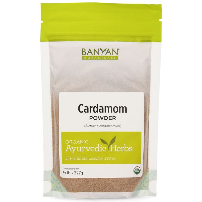 Cardamom Powder (Banyan Botanicals) Front